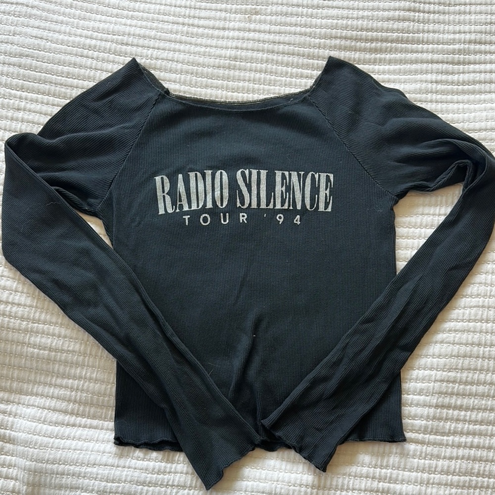 Brandy Melville Black Long Sleeve Tee